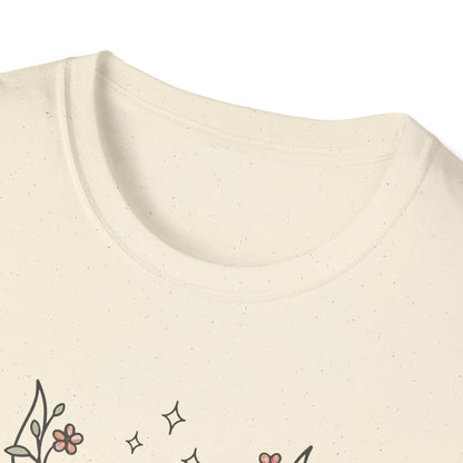 Floral deer skull T-Shirt