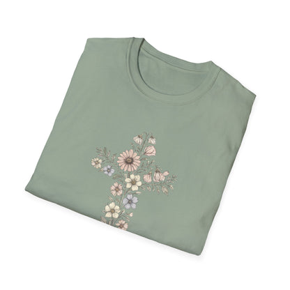Floral cross bouquet T-Shirt
