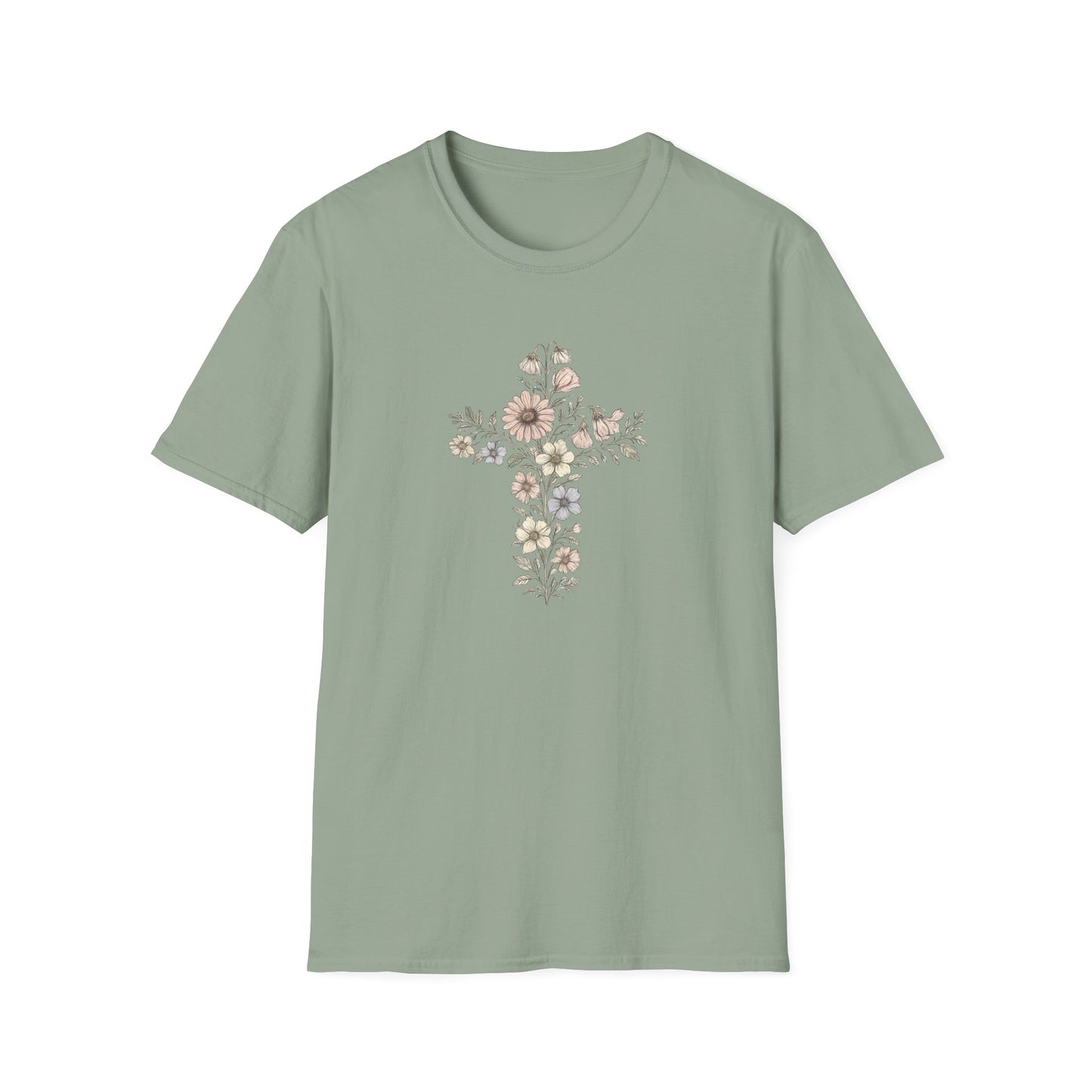 Floral cross bouquet T-Shirt