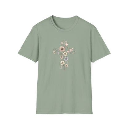 Floral cross bouquet T-Shirt
