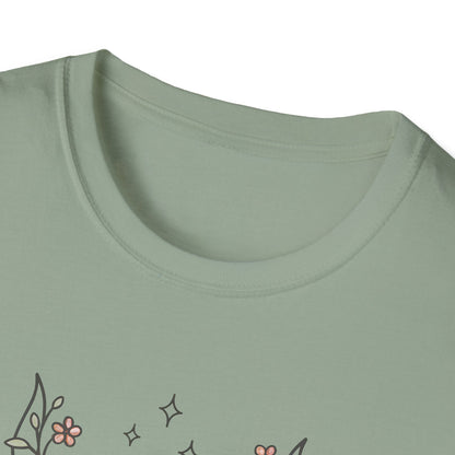 Floral deer skull T-Shirt
