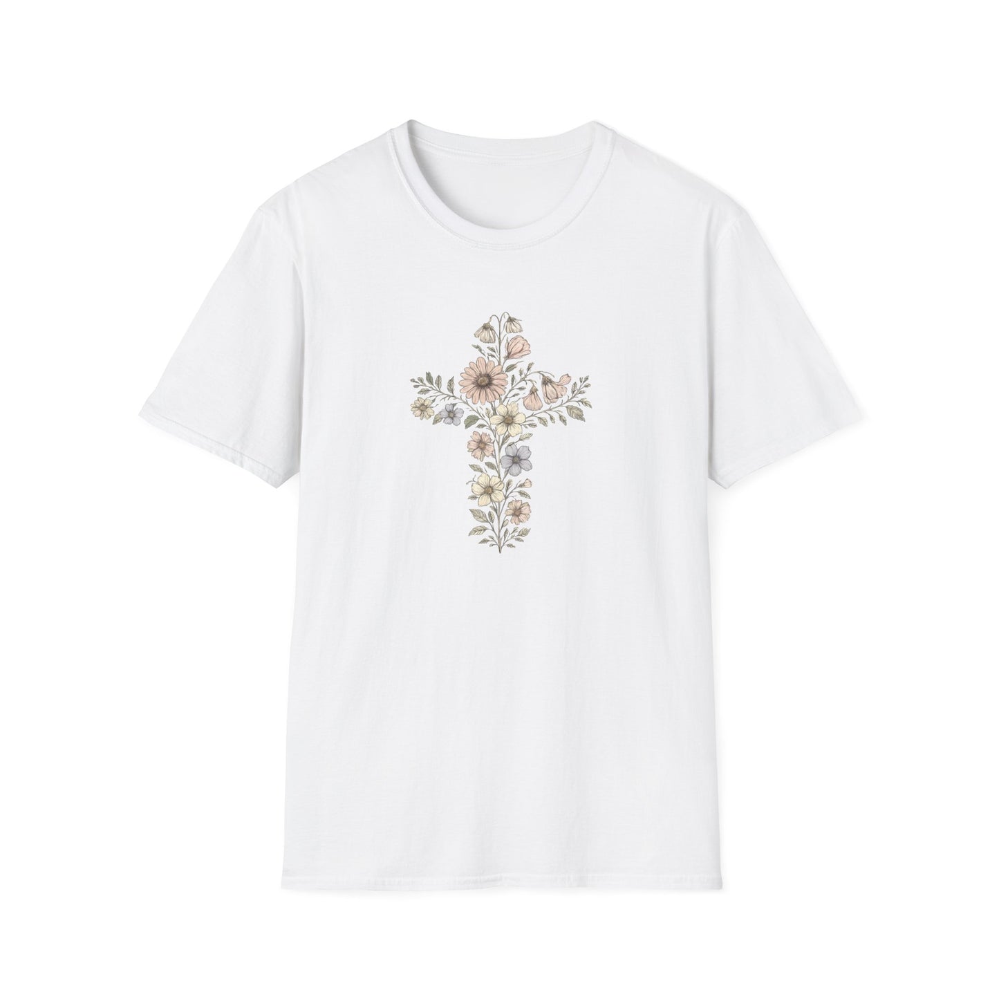 Floral cross bouquet T-Shirt