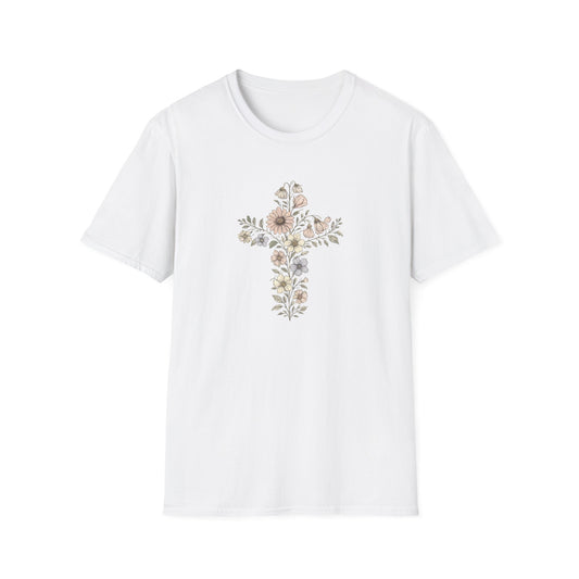 Floral cross bouquet T-Shirt