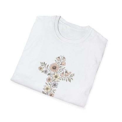 Floral cross bouquet T-Shirt