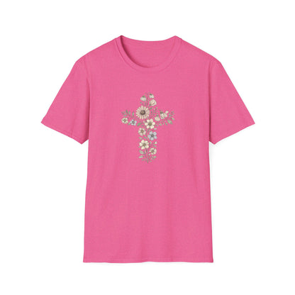 Floral cross bouquet T-Shirt