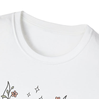 Floral deer skull T-Shirt